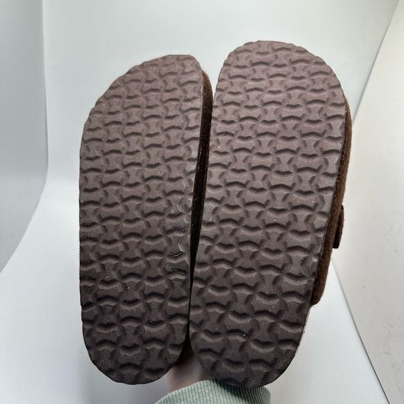 CUSHIONAIRE Womens Clog 8.5 BROWN WOOL - Picture 5 of 7